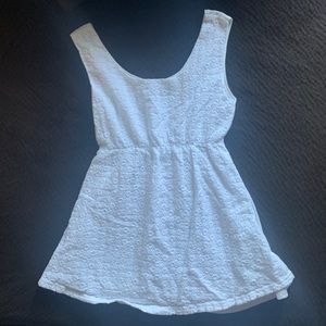 White Eyelet Tank Top XXS/XS